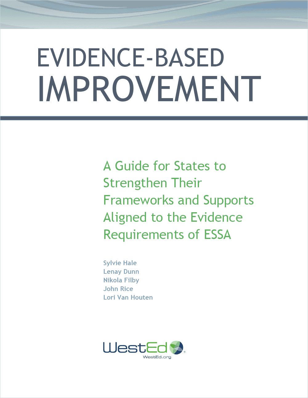 WestEd's Evidence Review Tools document image